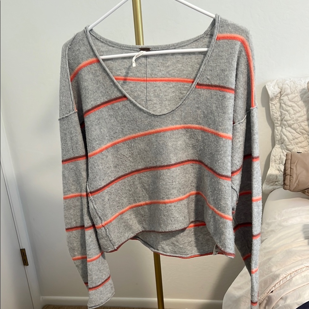 Free People Cropped Lightweight Sweater